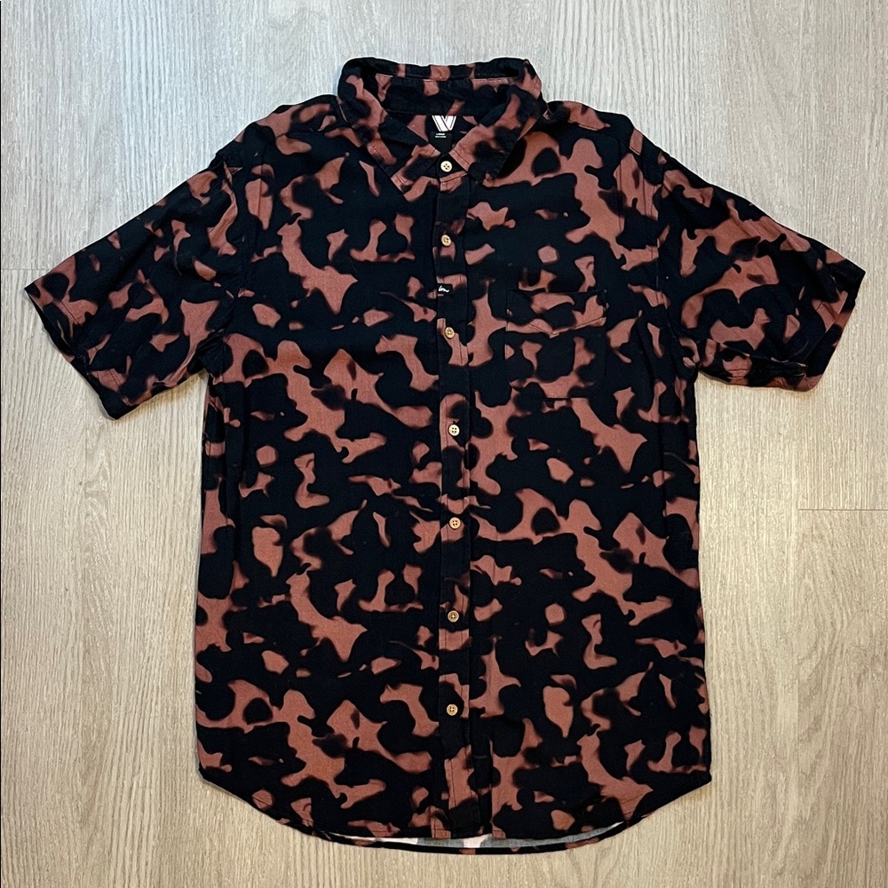 Imperial Motion Black and Red Patterned Shirt